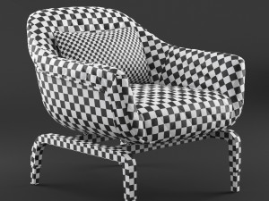 outdoor armchair smania figi 3D Model