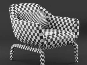 outdoor armchair smania figi 3D Model