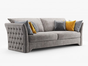 sofa smania giano 240 3Dモデル