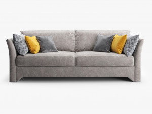 sofa smania giano 240 3Dモデル