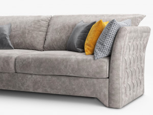 sofa smania giano 240 3Dモデル