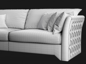 sofa smania giano 240 3Dモデル