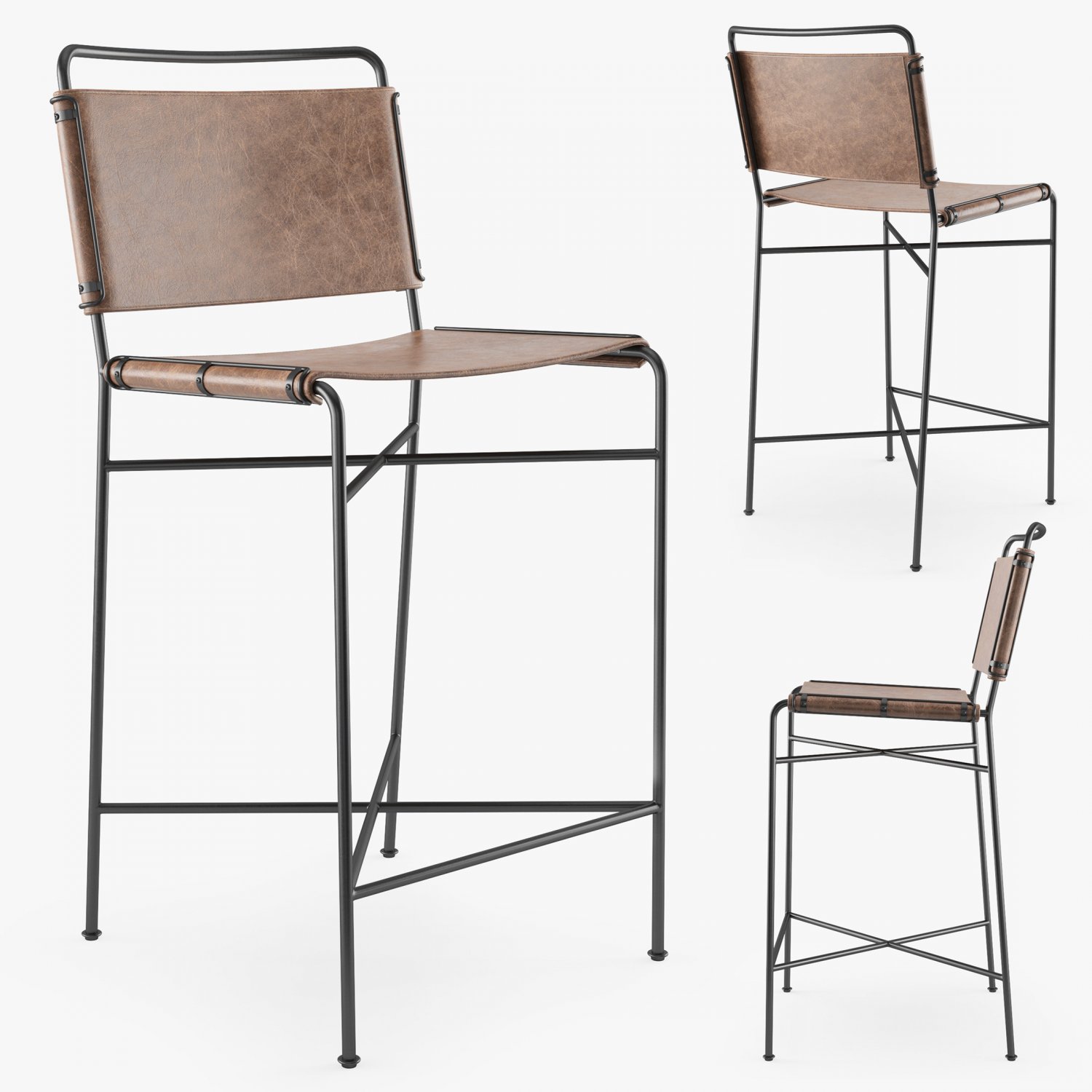 Four hands Bar Stools