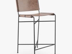 four hands wharton bar stool 3D Model