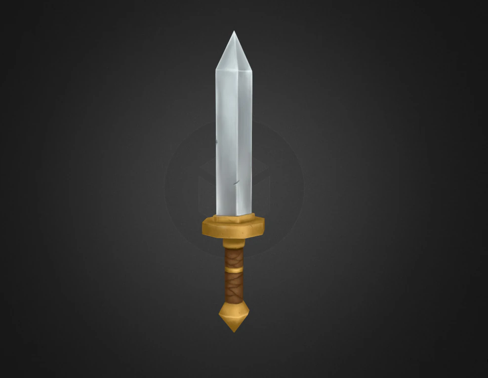dager 3D Model .c4d .max .obj .3ds .fbx .stl .blend 