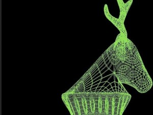 deer head ring 3Dモデル