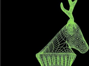 deer head ring 3D Model