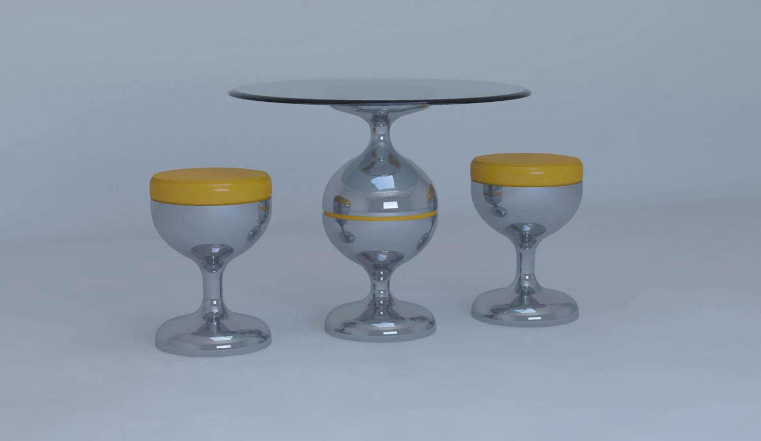 tea table for restaurant 3D Model .c4d .max .obj .3ds .fbx .stl .blend