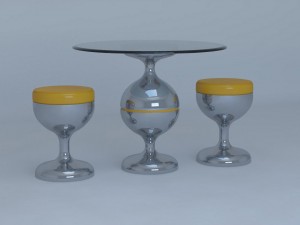 tea table for restaurant 3D Model