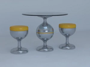 mesa de t&eacute; para restaurante Modelo 3D