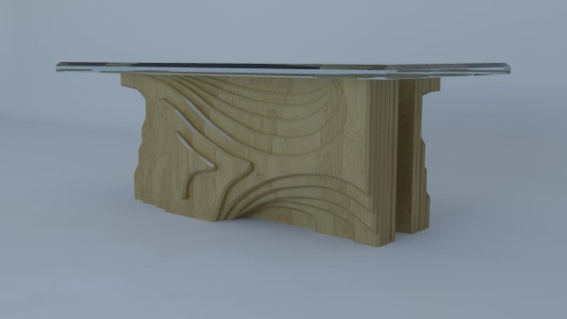 stylish table -1 3D मॉडल .c4d .max .obj .3ds .fbx .stl .blend 