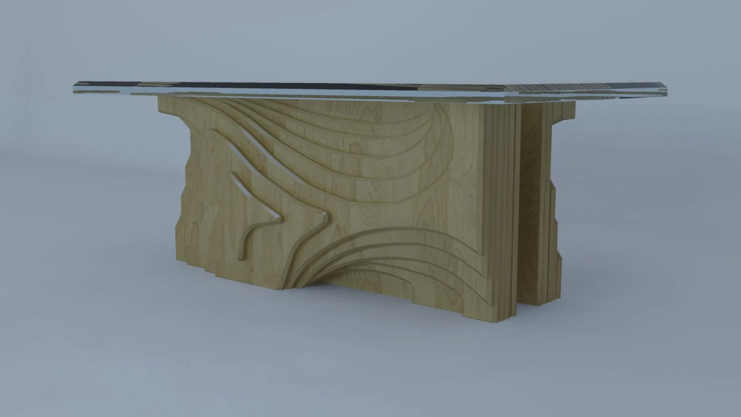 stylish table -1 3D Model .c4d .max .obj .3ds .fbx .stl .blend 