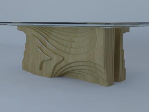 stylish table -1 Modello 3D