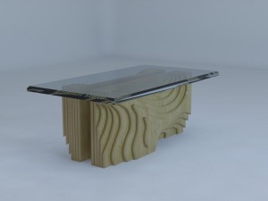 stylish table -1 3D मॉडल