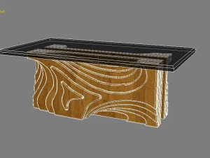 stylish table -1 3D Model