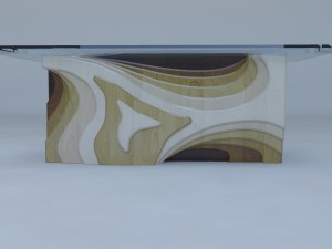 stylish table - 2 Modello 3D