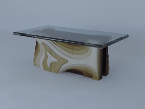 stylish table - 2 Modello 3D