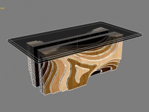 stylish table - 2 Modello 3D