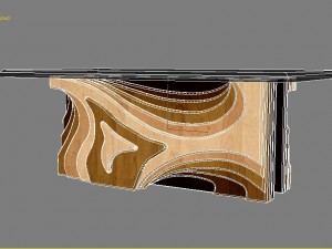 stylish table - 2 Modello 3D
