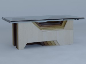 stylish table - 3 Modello 3D