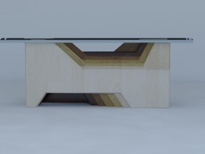 stylish table - 3 3D 模型