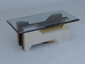 stylish table - 3 3D 模型