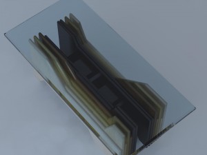stylish table - 3 3D 模型