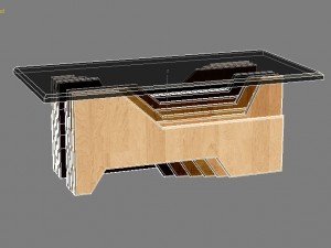 stylish table - 3 3D 模型