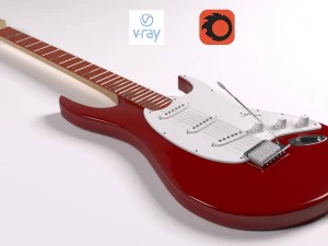guardabarros de guitarra Modelo 3D