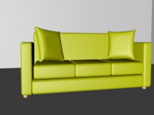 sofa Modèle 3D