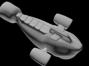 submarine with accessories 3Dモデル