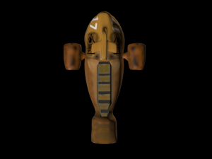 submarine with accessories 3Dモデル
