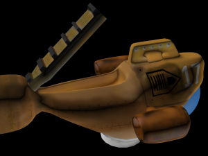 submarine with accessories 3Dモデル