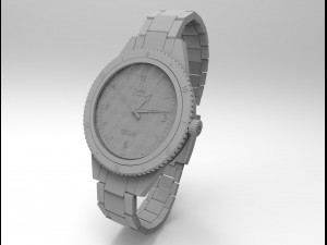 clock omega seamaster Modello 3D