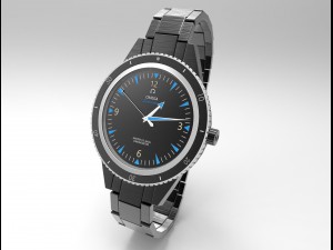 clock omega seamaster 3D मॉडल