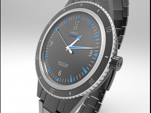 clock omega seamaster Modello 3D