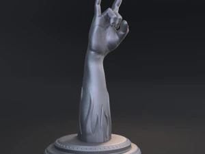 rock music gesture 3D Print Model