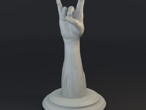 rock music gesture 3D Print Model