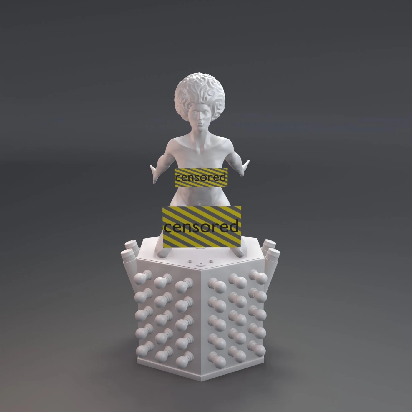 a clockwork orange mannequin 3D Print Model .c4d .max .obj .3ds .fbx .stl .blend 