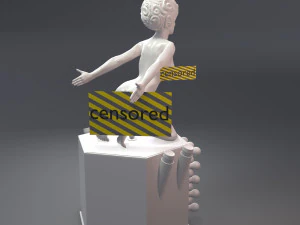 a clockwork orange mannequin 3D Print Model