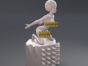 a clockwork orange mannequin 3D 打印模型