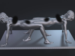 mannequin table from clockwork orange 3D Принт Модель