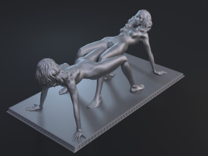 mannequin table from clockwork orange 3D प्रिंट मॉडल