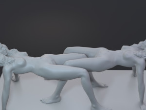 mannequin table from clockwork orange 3D प्रिंट मॉडल