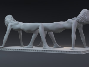 mannequin table from clockwork orange 3D प्रिंट मॉडल