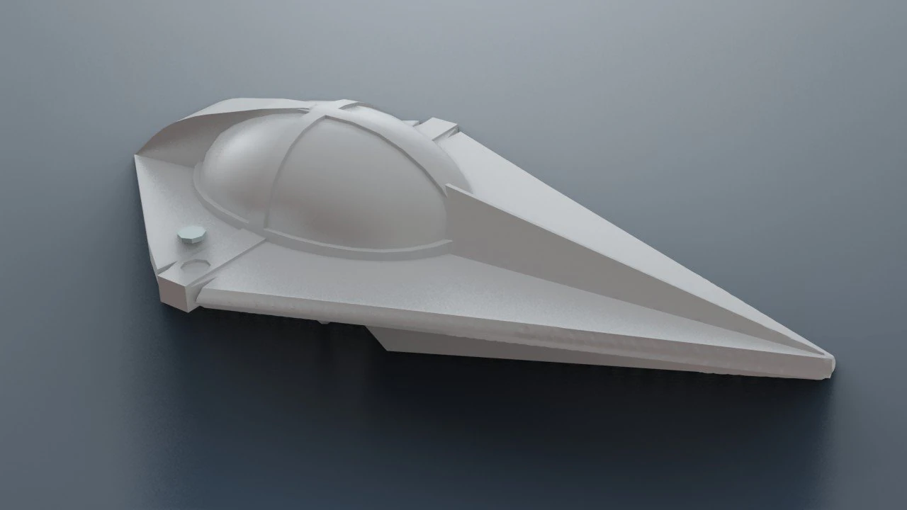 smallville-spaceship 3D Print Model .c4d .max .obj .3ds .fbx .stl .blend 