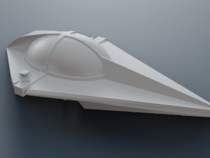 smallville-spaceship 3D 프린트 모델