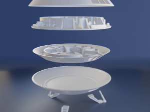 spaceship jupiter from lost in space 3D Print Model