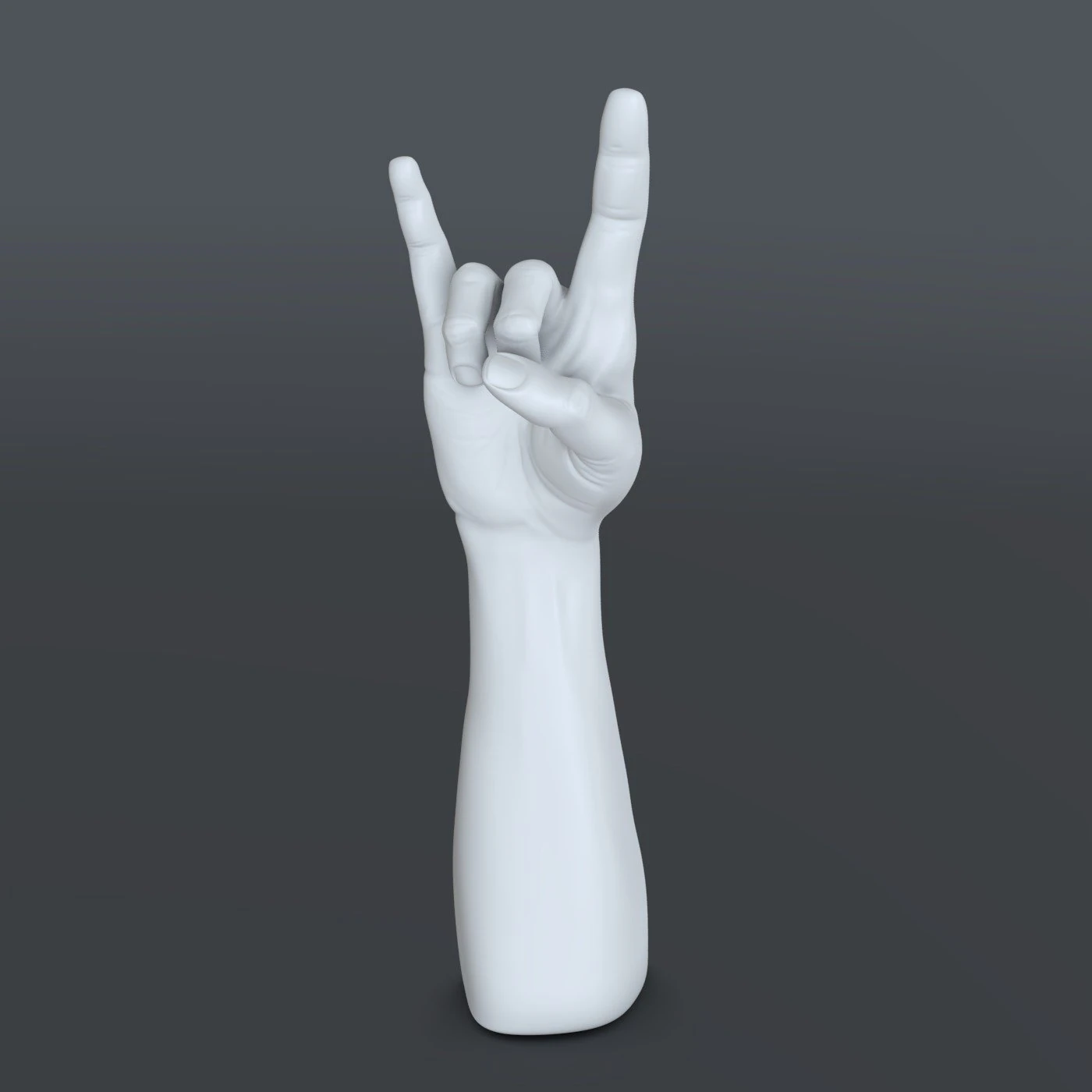rock music gesture 3D Print Model .c4d .max .obj .3ds .fbx .stl .blend 