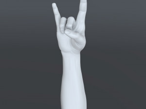 rock music gesture Modelo de Impressão 3D